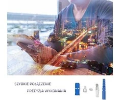 Qoltec SC/PC šviesolaidinės jungtys | Vienmodis | 2,0 mm | Montavimo komplektas | 200 vnt.