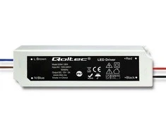 QOLTEC 50941 Impulsinis maitinimo šaltinis IP67 100V-240V 36W 12V 3A