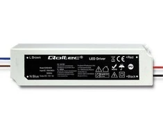 QOLTEC 50942 Qoltec Impulse maitinimo šaltinis | IP67 | 100V-240V | 60W | 12V | 5A