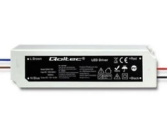 QOLTEC 50943 Impulsinis maitinimo šaltinis IP67 100V-240V 75W 12V 6,25A
