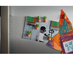 Qualy Magnesy na lodówkę Kaktus oranžinė-žalia 6 dalys