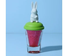 Qualy Virtuvės reikmenys Indų gaminimo priemonė Bunny (10434-GN-WH)