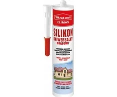 Quantec UNIVERSALUSIS SILIKONAS SUN-310-BR UŽTAISAS 310 ml RUDA WKRĘT-MET KLIMAS