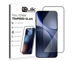 „Quik Quik“ priedai. Pilnai uždengtas grūdintas stiklas, skirtas „Samsung Oppo Find X9“.
