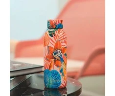 Quokka Solid - Nerūdijančio plieno dvigubas sienelės vakuuminis vandens butelis, nešiojamas termosas 510 ml (Orchid Rožinė)