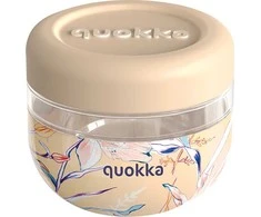 Quokka Bubble Food Jar - Plastikinė maisto talpa / priešpiečių dėžutė 500 ml (Vintage Floral)