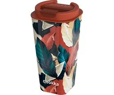 Quokka Vaso Cafe Doble Pared - Plastikinis puodelis su dvigubomis sienelėmis 450 ml