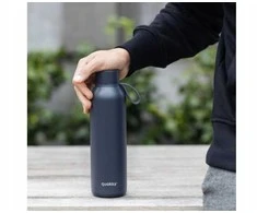 „Quokka Solid“ su dirželiu – nerūdijančio plieno termo butelis 630 ml su dirželiu (šiferis)