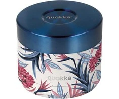 „Quokka Whim“ – nerūdijančio plieno maisto indelis 360 ml („Mėlyna Garden“)