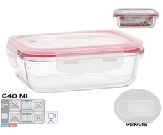 Stačiakampė pietų dėžutė 640 ml, 6,5 x 17,5 x 13 cm, KITCHEN&amp;GO