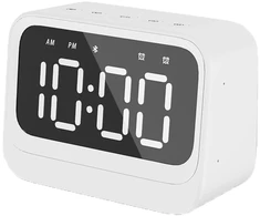 Radijo žadintuvas Denver EC-54W su głośnikiem Bluetooth balta