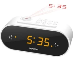 Laikrodis radijas Sencor SRC 3100 W
