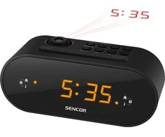 Laikrodžių radijas Sencor SRC3100 B