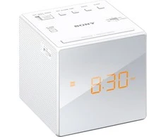 Laikrodžių radijas Sony IC- FC1W Balta