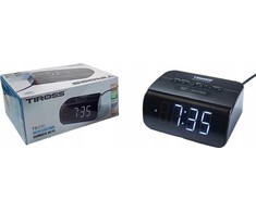 Radijo žadintuvas Tiross Radijo žadintuvas AM/FM su wyświetlaczem LED TS-490 Tiross