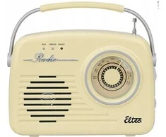 Radijas Eltra Radijas LUIZA RETRO SP-11 MP3 USB SD Vanilla