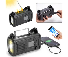 Radijas Renkforce Nešiojamas Redleaf Nomad RF01 20000 mAh - juodas (RL5536)