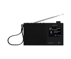 „Sencor“ skaitmeninis radijas, dab+, fm, rds, srd 7790b, lcd, 2.4, „Bluetooth“ įkraunama baterija