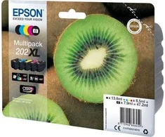 Epson Kiwi 202XL Originalus Juoda, Žydras, Rausvai raudona, Foto juoda, Geltona 1 vnt