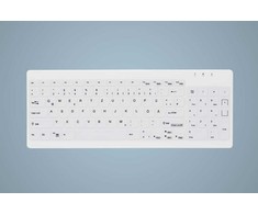 Raktas „Klaviatūra Cherry CHERRY ACTIVE KEY MTA AK-C7012“ su laidiniu, DE išdėstymu, IP68, baltas