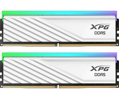 RAM Adata XPG LancerBlade RGB 32GB [2x16GB 6400MHz DDR5 CL32 DIMM] balta