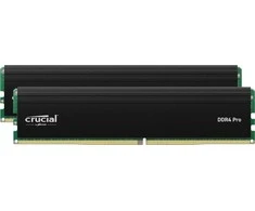 RAM „Crucial Pro“ 64 GB rinkinys (2 x 32 GB) DDR4-3200 UDIMM CL22 (16 Gbit), EAN: 649528937797