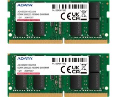 RAM Nešiojamojo kompiuterio atmintis ADATA Premier, SODIMM, DDR4, 16 GB, 3200 MHz, CL22 (AD4S32008G22-DTGN)