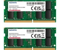 RAM Nešiojamojo kompiuterio atmintis ADATA Premier, SODIMM, DDR4, 16 GB, 3200 MHz, CL22 (AD4S32008G22-DTGN)