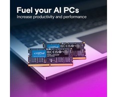 Nešiojamo kompiuterio atmintis Nešiojamojo kompiuterio atmintis DDR5 CSODIMM 16GB (1*16GB)/6400 CL52 Crucial