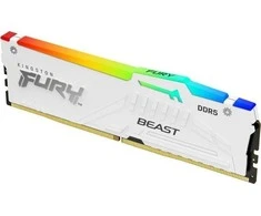 RAM „Kingston KF556C36BWEA-32“ 32 GB 5600 MT/s DDR5 CL36 DIMM FURY Beast Baltas RGB EXPO | „Kingston“
