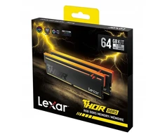 RAM Lexar Kompiuterio atmintis DDR5 Thor2.0 64GB(2*32)/6000 CL40 RGB juoda