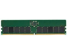 RAM Kingston Technology 16GB DDR5 5600MT/s ECC Unbuffered DIMM CL46 1Rx8 1.1V 288 kontaktų 16Gbit Micron H, 16 GB, 1 x 16 GB, DDR5, 288 kontaktų DIMM, Žalia