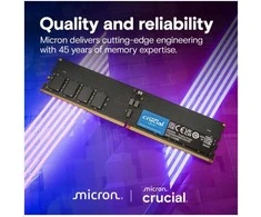 RAM Crucial DDR5 32GB/6400 CL52 CUDIMM atmintis
