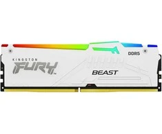 RAM Kingston KF560C30BWEAK2-64 64GB 6000MT/s DDR5 CL30 DIMM (Kit of 2) FURY Beast Baltas RGB EXPO | Kingstonas