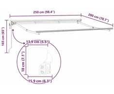 Electric Awning Frame 2.5 x 2 m Balta