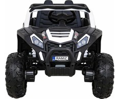 Ramiz Elektromobilis Buggy UTV Racing 4x4 baltas, vienvietis