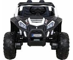 Ramiz Elektromobilis Buggy UTV Racing 4x4 baltas, vienvietis
