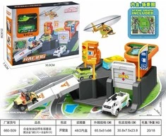 Ramiz automobilių stovėjimo aikštelė vaikams 3+ Helipad + Mat