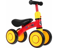 Ramiz Pirmasis balansinis keturratis mažyliams Sportrike PettyTrike Z7 žalios spalvos (nuo 1 metų amžiaus vaikams)