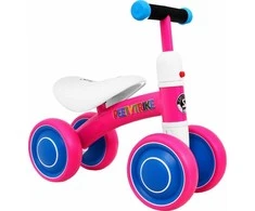 Ramiz Pirmasis balansinis keturratis mažyliams Sportrike PettyTrike Z7 rožinės spalvos (nuo 1 metų amžiaus vaikams)