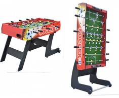 Ramiz Futbolo stalas sulankstomas raudonas 121x60 cm