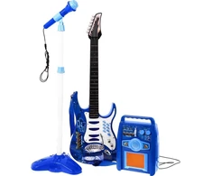 Ramiz Mėlynas elektrinės gitaros stiprintuvas vaikams