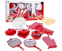Ramiz Virtuvėlės priedų rinkinys 14 El Raudona Apron Glove
