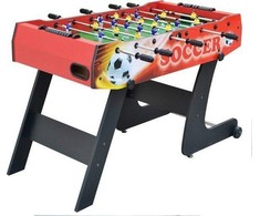 Ramiz Futbolo stalas sulankstomas raudonas 121x60 cm
