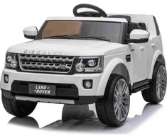 Ramiz Elektromobilis Land Rover Discovery, baltas