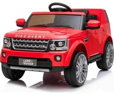 Ramiz Elektromobilis Land Rover Discovery, raudonas