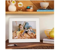 Nuotraukų rėmelis Ramka cyfrowa AURA Aura Frames Walden - Cyfrowa ramka na zdjęcia - 38.1 cm (15") - 1600 x 1200 - clay with paper mat