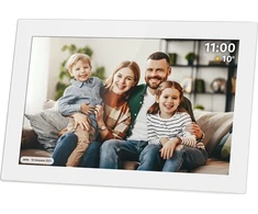 Kruger &amp; Matz skaitmeninis nuotraukų rėmelis FRAMEO Wi-Fi 10.1" baltas