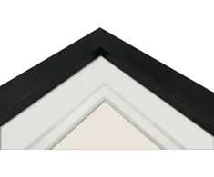 Ramka Focus Dahlia UV Glass Juodas 50x70/PP 40x50