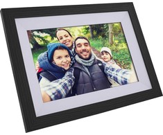 Nuotraukų rėmelis Ramka InLine ®, skaitmeninė WiFi nuotraukų ramka WiFRAME 2, 10.1'', 1920x1200 16:10 LCD IPS jutiklinis ekranas, Frameo APP, balta, įskaitant 3 keičiamus išorinius rėmelius